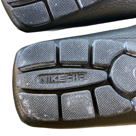 Cole Haan Nike Air Penny Black Loafers Size 9 Wide Black Leather Slip On Shoes - Picture 13 of 13